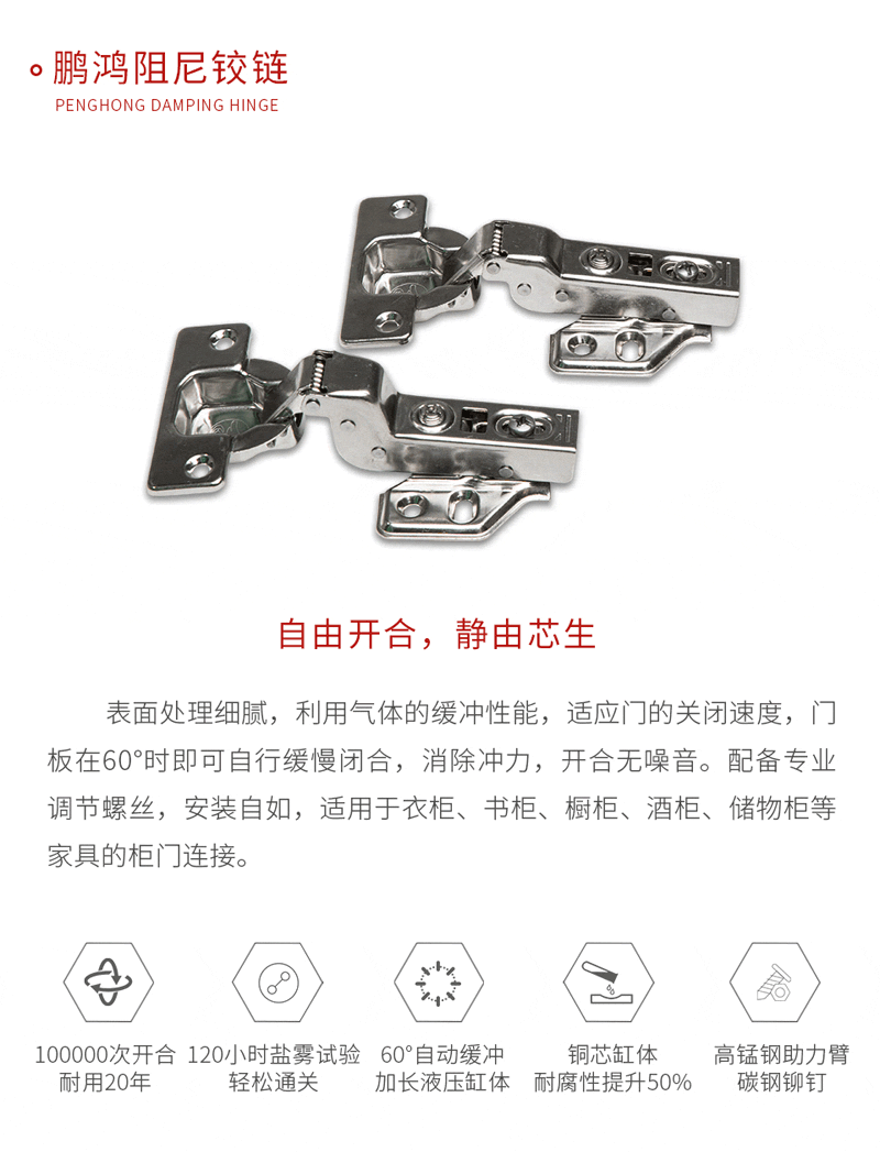 鹏鸿阻尼铰链