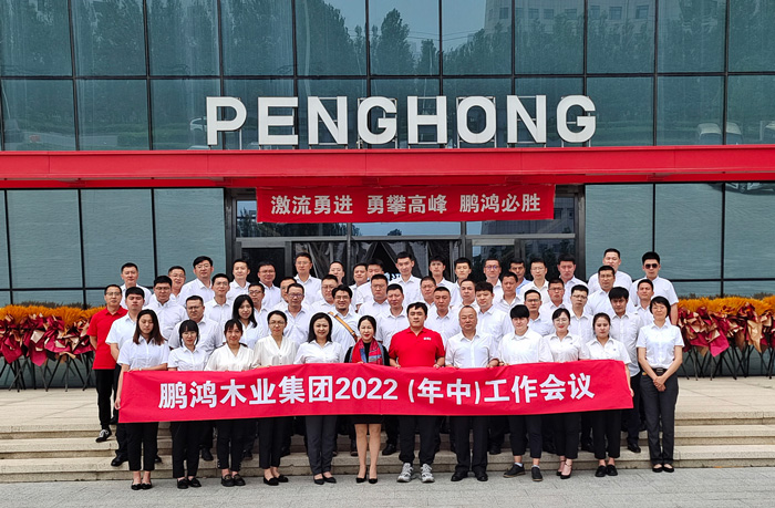 鹏鸿木业集团半年度工作会开启新赛道